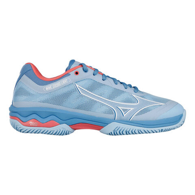 Женские теннисные кроссовки Mizuno Wave Exceed Light Clay Court Shoe Women - Blue, Coral