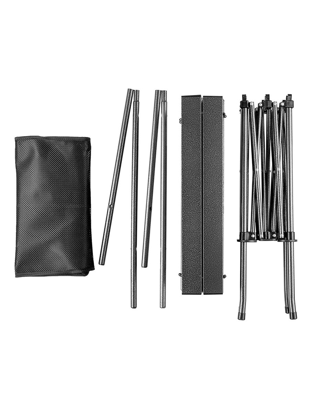 Стол складной Premier Fishing 94x55x50см с отделом под посуду столешница алюминий (PR-MC-607)