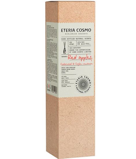 Яблочный пирог корица и кедр, диффузор c палочками, Eteria cosmo