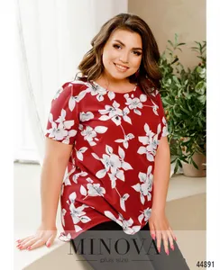 Блуза 2258-красный Minova