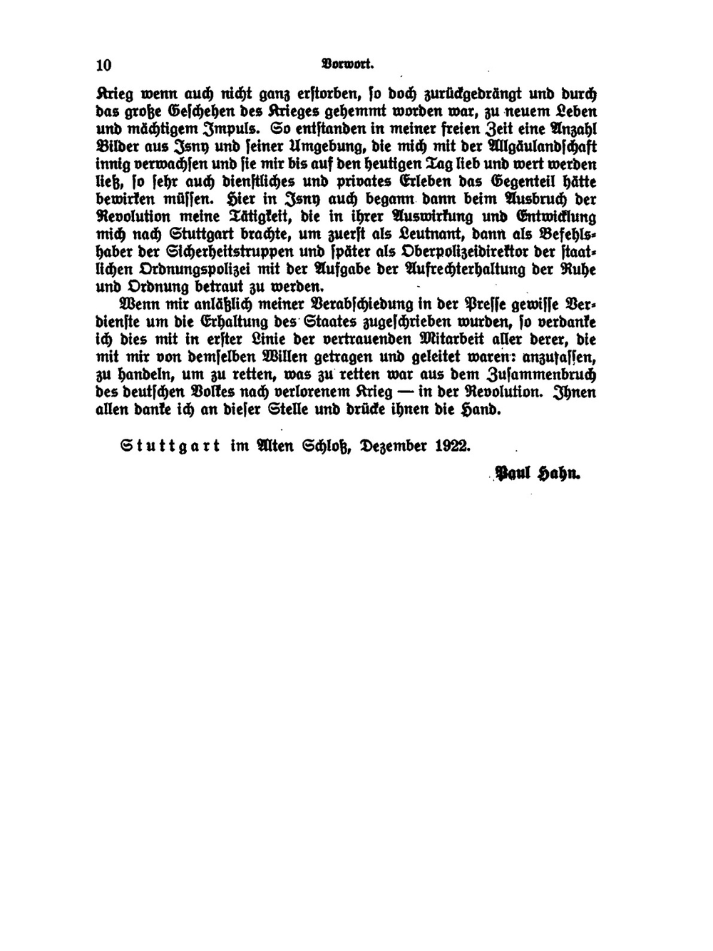 Erinnerungen Aus Der Revolution in Württemberg. "Der Rote Hahn, Eine Revolutionserscheinung" | Paul Hahn
