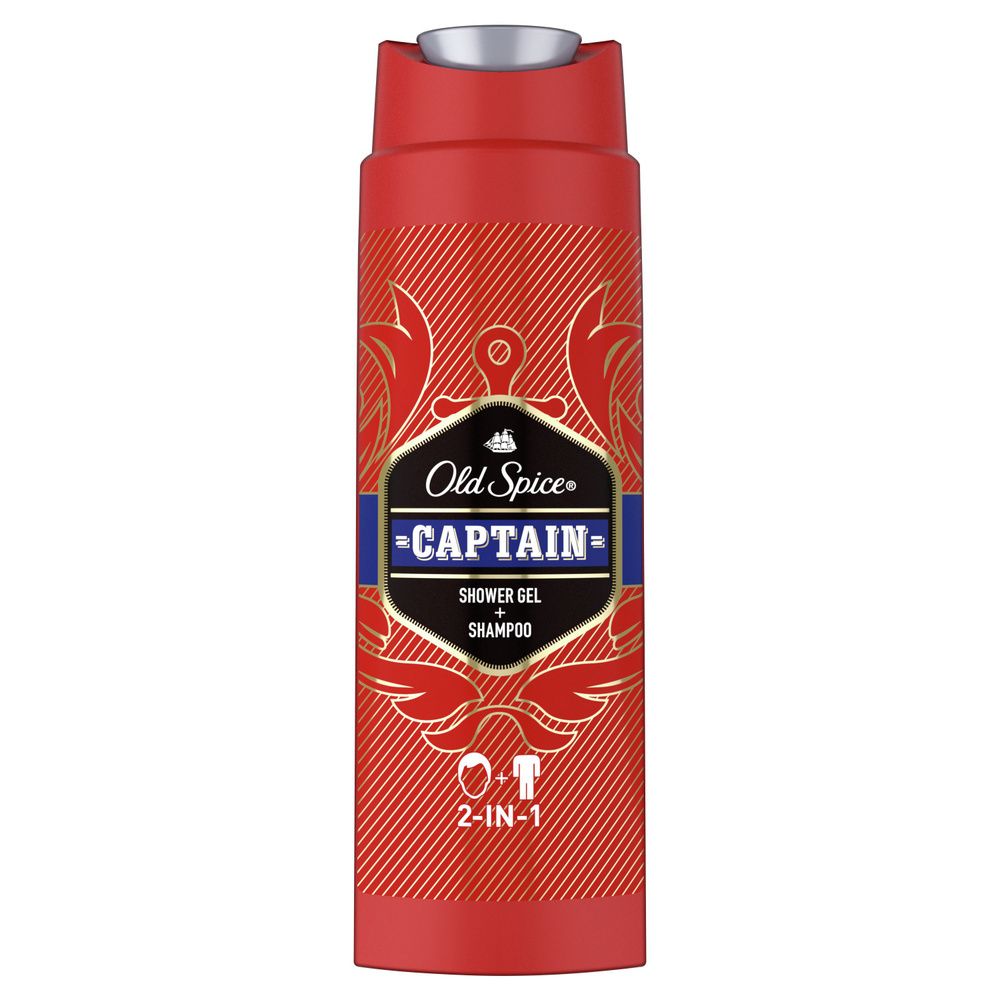 OLD SPICE 250мл Гель для душа + шампунь 2в1 Captain