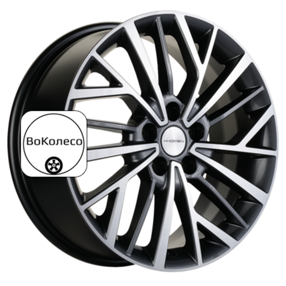 7x17/5x108 ET45 D60,1 KHW1717 (Chery Tiggo 3/Tiggo 3 Pro) Gray-FP Khomen Wheels