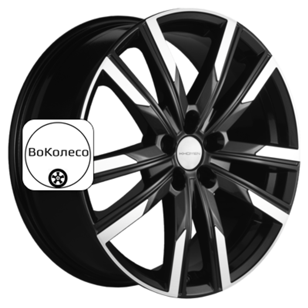 7,5x19/5x108 ET47 D60,1 KHW1905 (Chery Tiggo 8) Black-FP Khomen Wheels
