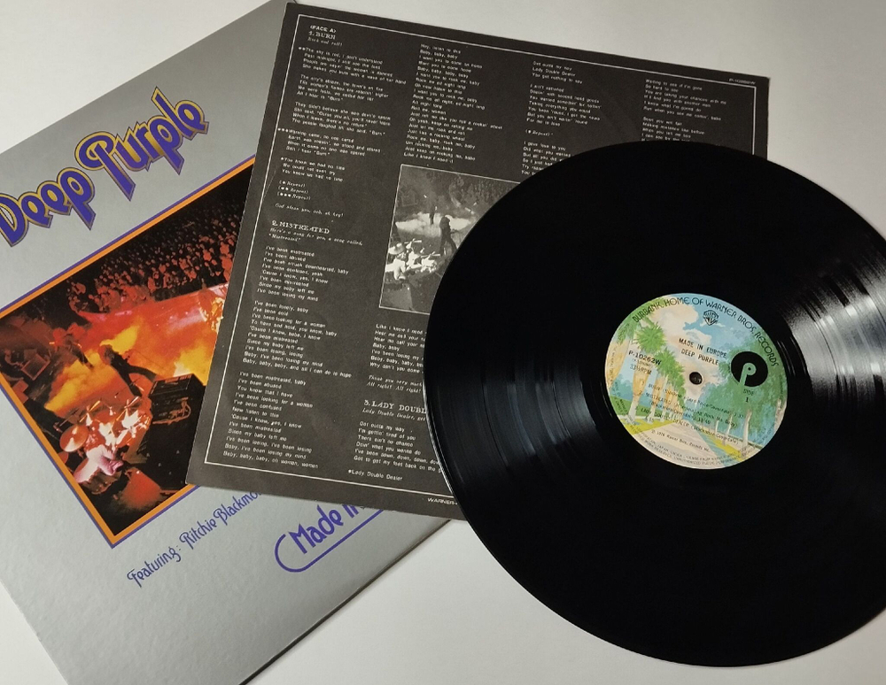 Винтажная виниловая пластинка LP Deep Purple Made In Europe (Japan 1976) (No Obi) Lady Double Dealer
