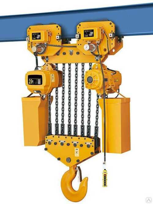 Таль электрическая Цепная TOR ТЭЦП (HHBD10-25T) 25,0 т 6 м 380В