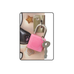 Блокнот детский Basir на замке, формат А6, серия "Панда", цветная обложка, 48 листов, размер 18*13 см