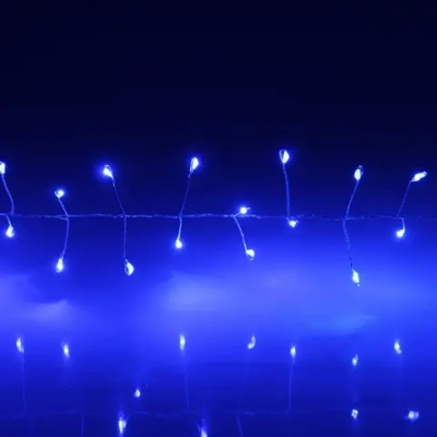 Гирлянда для дома 2,0 м 150 ламп LED «Мишура», IP-40, Синий