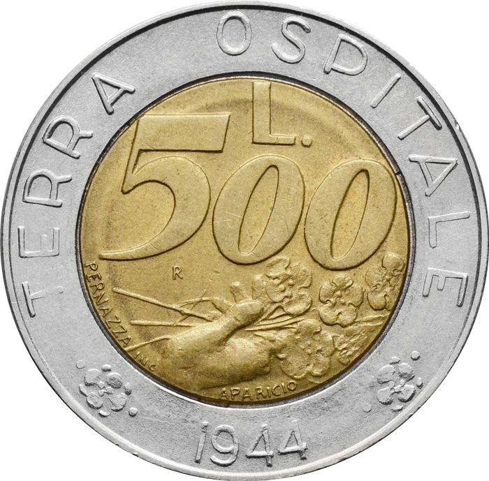 500 лир 1991 Сан-Марино, Гостеприимная земля