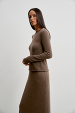 Джемпер ISABEL, шоколадный