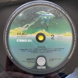 Винтажная виниловая пластинка LP Genesis Mama (Нидерланды 1983)