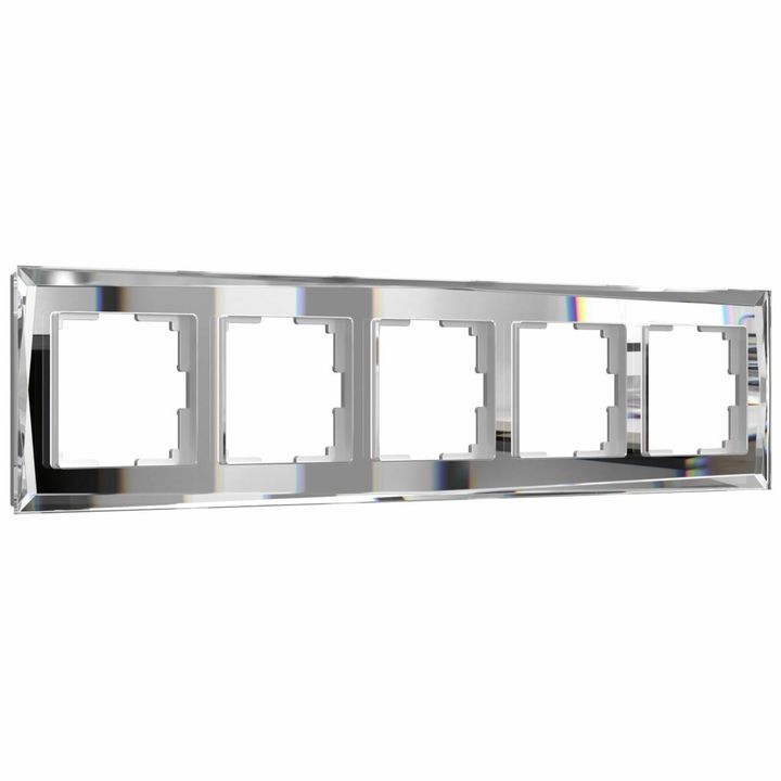 Рамка на 5 постов зеркальная Werkel W0051220 4690389158896