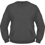 СВИТШОТ МУЖСКОЙ ФЛИС, 280 гр, Черный Графит M-301_44 (XS)