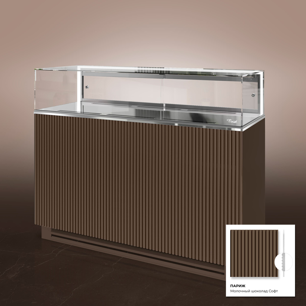 Кондитерская напольная холодильная витрина Finist GLASSIER 58 LUX