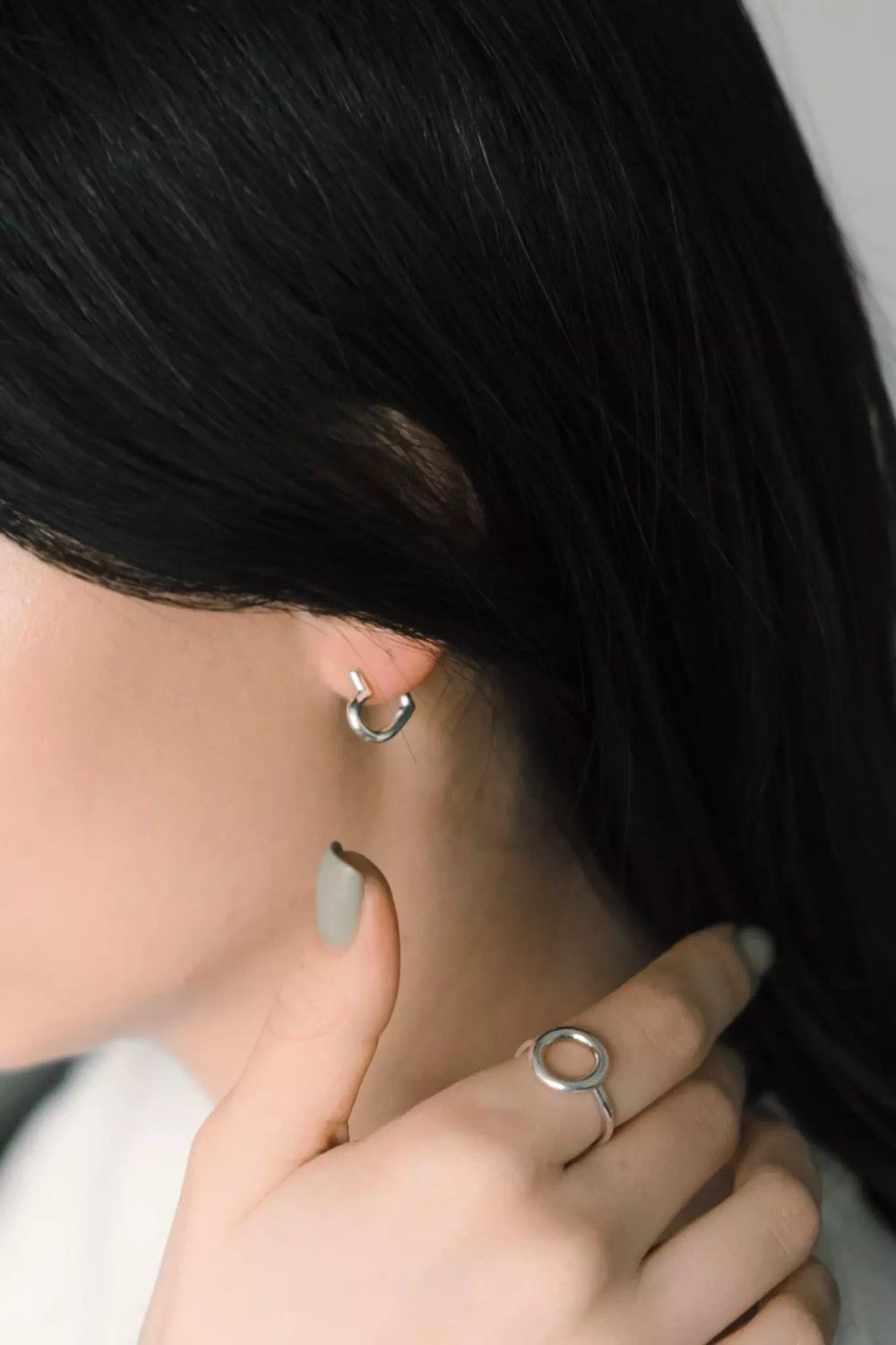 Серьги Poly Heart