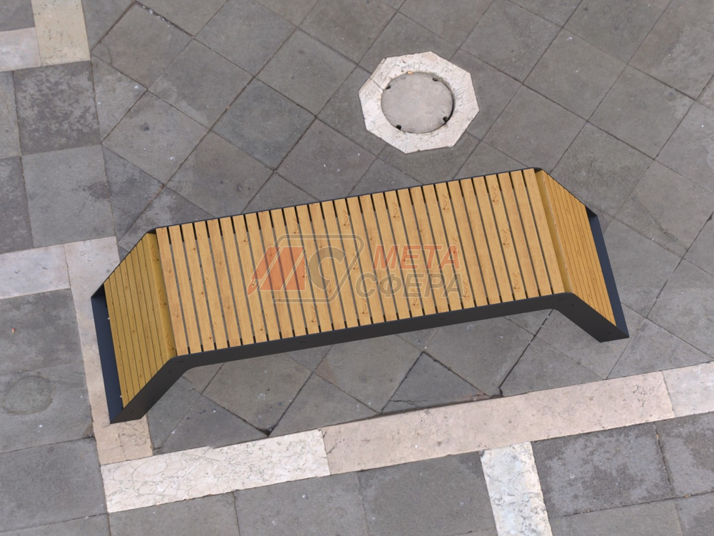 Лавка уличная парковая C651