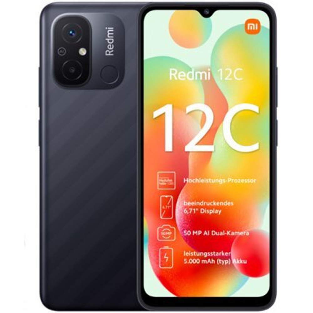 Смартфон Xiaomi Redmi 12C 3/64GB Graphite Gray