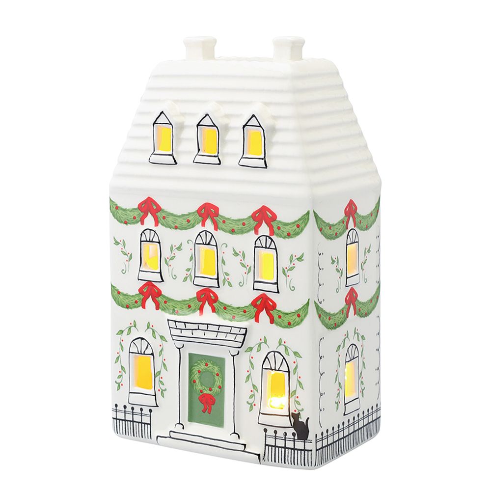 Домик с подсветкой Olgod из коллекции New Year Essential, 19см