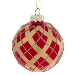 GAEM Набор из 12шт Украшение новогоднее "Шар", D 8 см, L35 W25 H8,5 см