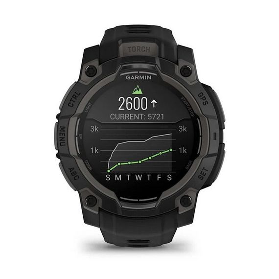 Умные часы Garmin Instinct 3 Amoled 45 mm Black with Black Band (010-02936-00)