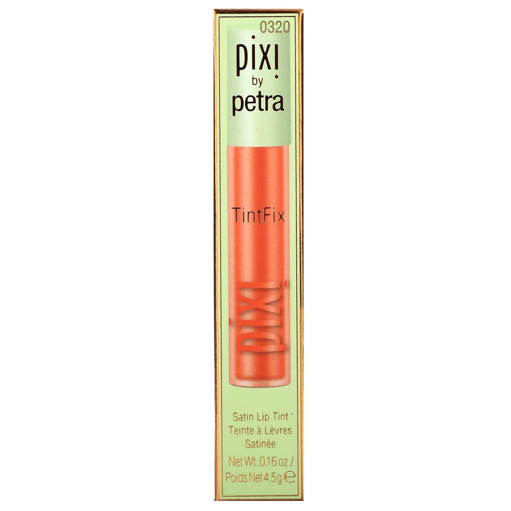 Pixi Beauty, TintFix, сатиновый тинт для губ, 0320 Adore, 4,5 г (0,16 унции)