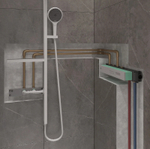 Смеситель для душа Hansgrohe RainSelect 15380700 с термостатом белый матовый