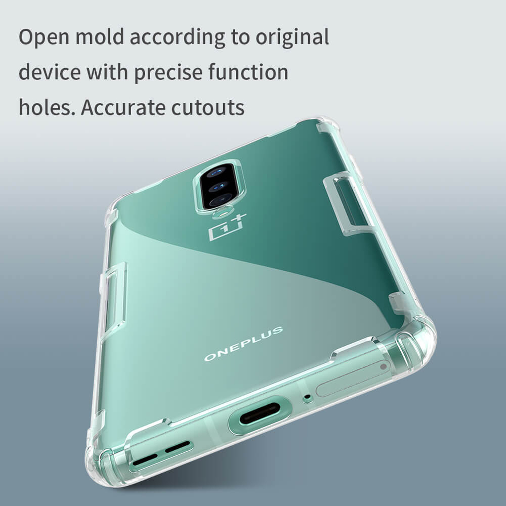 Прозрачный силиконовый чехол Nillkin Nature для OnePlus 8