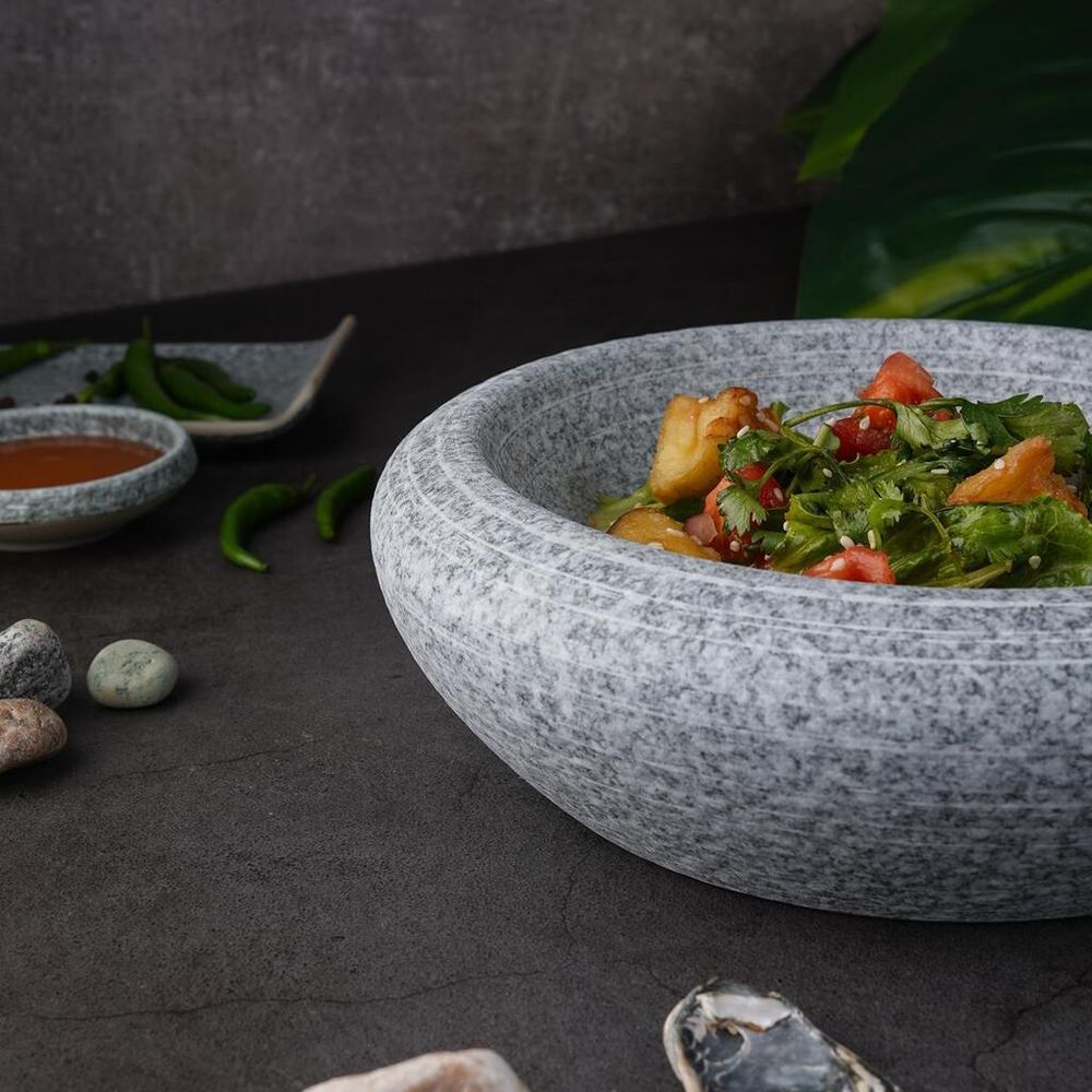 Салатник 650 мл d 22 см h6,5 см Stone Untouched Taiga P.L. Proff Cuisine [1]