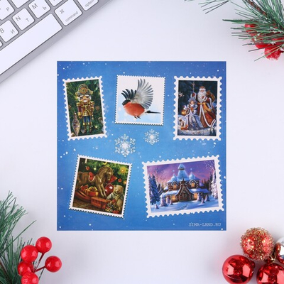 Письмо Деду Морозу, конверт А5, с наклейками «Новый год: Дед Мороз»