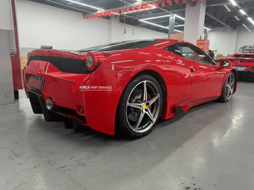 Карбоновый обвес переделка для Ferrari 458 Italia 2009-2015 в Speciale Феррари