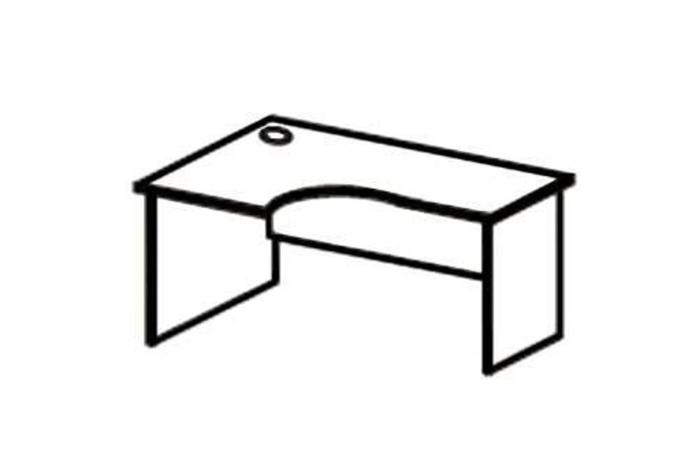 Стол эргономичный левый Рубин 41.(42).48