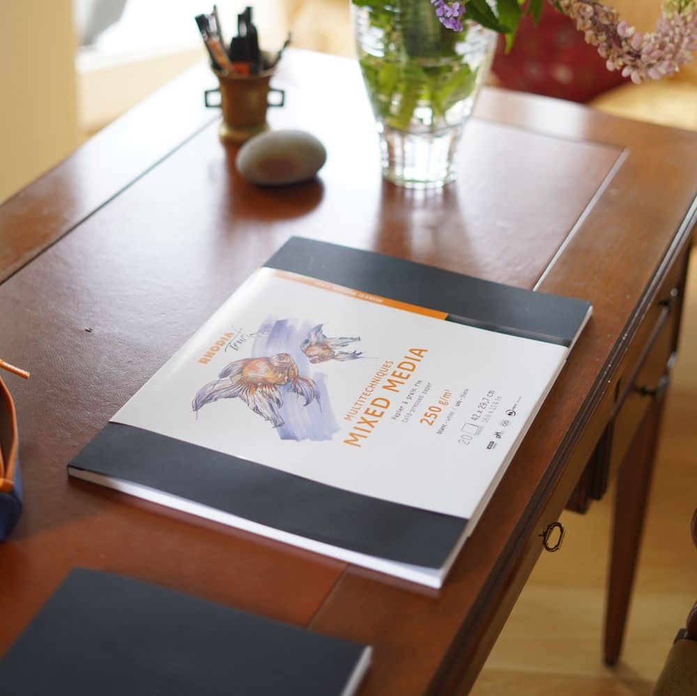 Скетчбук для смешанных техник Rhodia Touch А3+ (116189C) 2