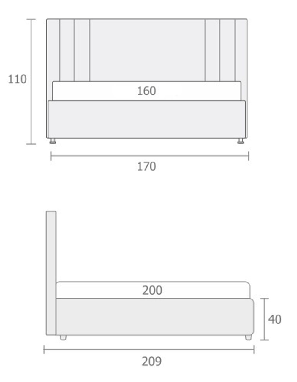 Кровать Жардин Соул 1600*2000 сорт.осн. и ящиком, Релакс