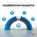 Гараж надувной для автомобилей «Автодом» 5х4,5х3 м — из ПВХ
