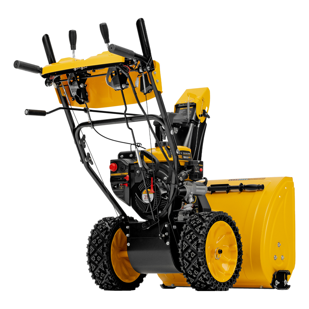 Бензиновая снегоуборочная машина Denzel SBM 610S PRO, 212 cc, электростартер, фара, обогрев