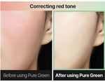 база под макияж TFIT Cotton Veil Makeup Base - 01 Pure Green для коррекции покраснений, 30ml