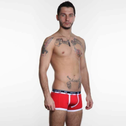 Мужские трусы боксеры красные D&G World Team Red