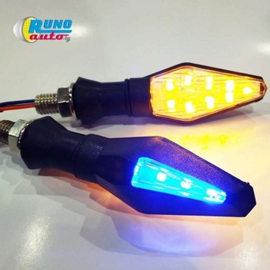 Маркер светодиодный габаритный ОРАНЖЕВО-СИНИЙ