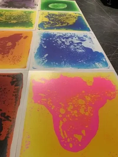 Декоративная плитка "Клякса" Живой пол Сота