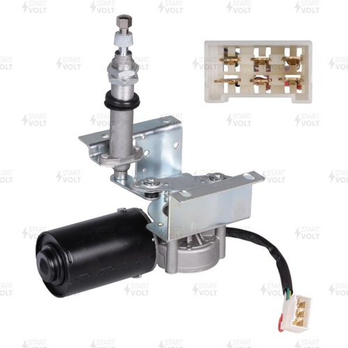 Мотор дворников /ПАЗ/ лев. 12V (STARTVOLT)