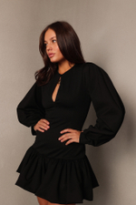 Платье с юбкой-баллон