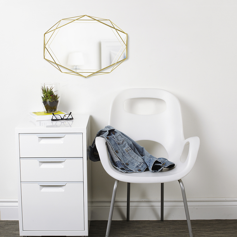 Зеркало Prisma золотое