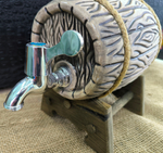 Керамическая бочка для вина на подставке, 2,5 л.