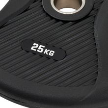 Диск олимпийский обрезиненный с двумя хватами 25 кг REBEL