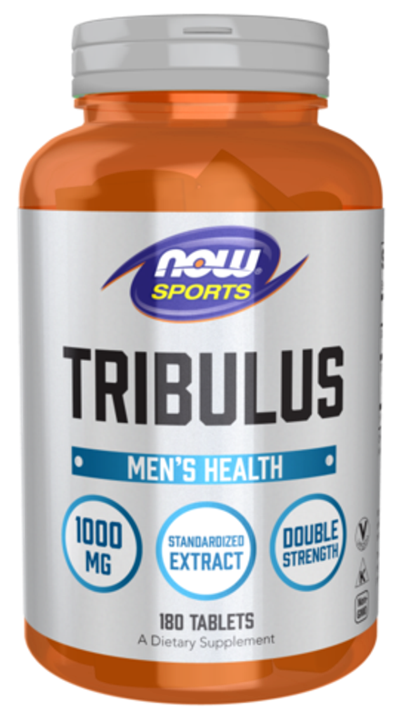 NOW Foods, Трибулус 1000 мг, Tribulus 1000 mg, 180 таблеток