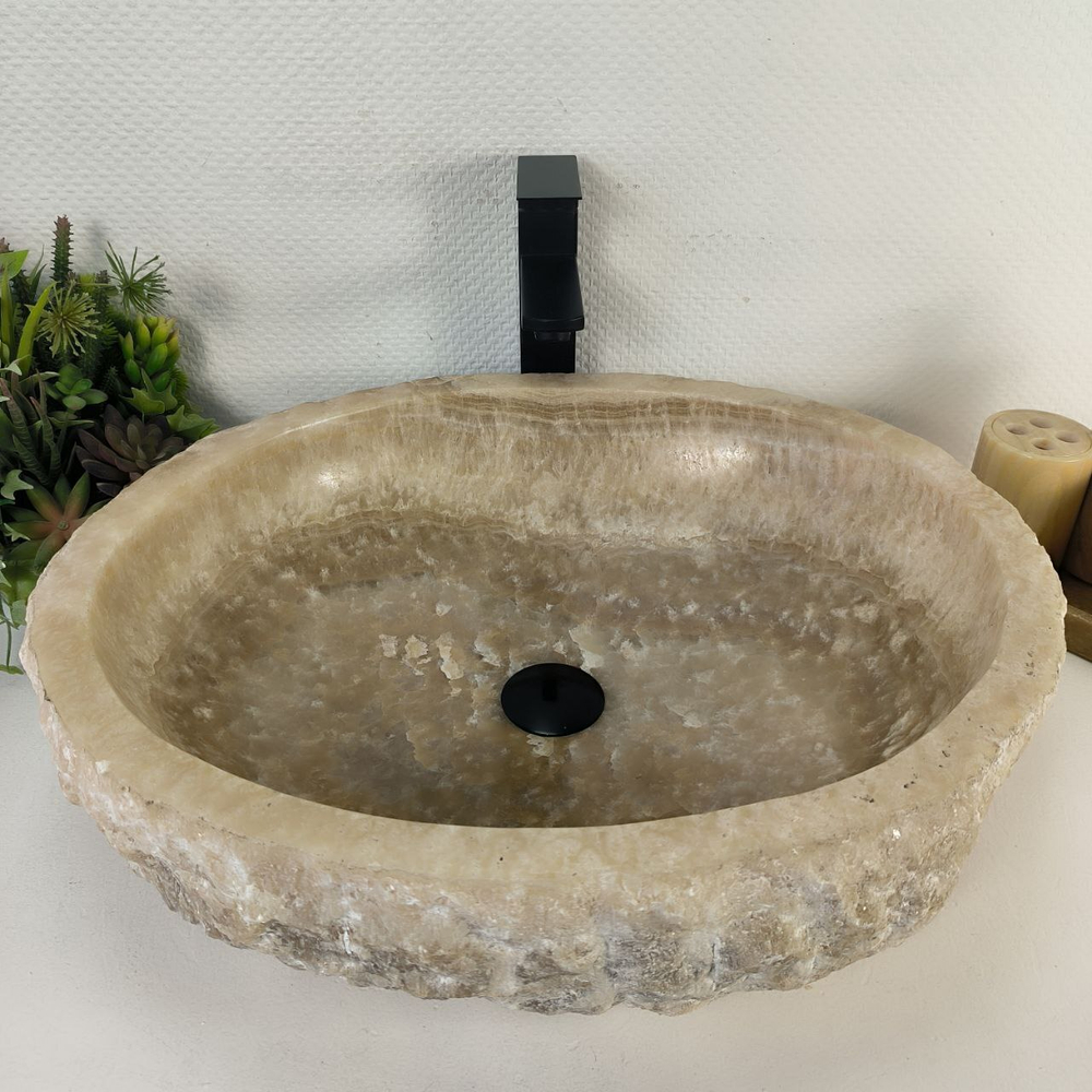 Раковина из оникса Erozy Yellow EO-64257 57*47*15 0160