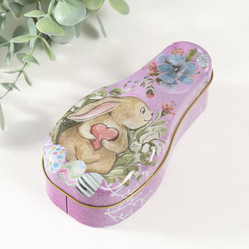 Шкатулка металл "Заяц с сердечком" 14,5х7х5 см 10500816