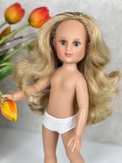 Кукла Nines виниловая 34см Leslie без одежды (1440W7)