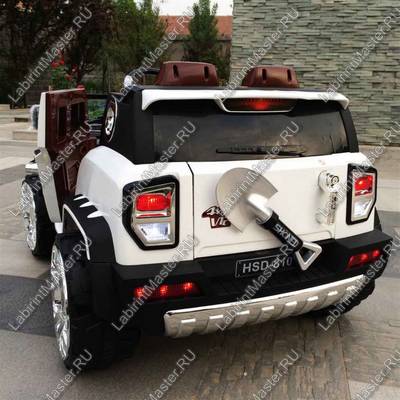 Детский электромобиль "Hongsida"  белый