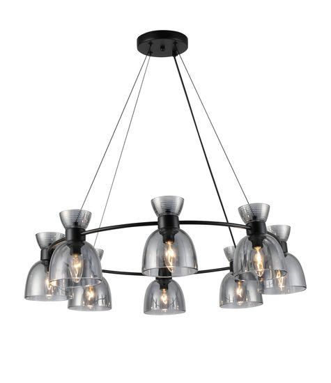 07435/8 BLACK (1) Люстра (RL)